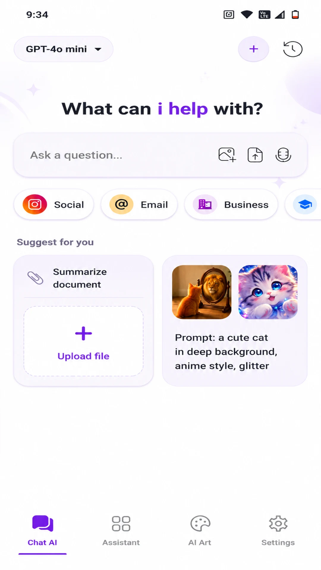 AI Chat App- Chatbot Assistant Screenshot 2