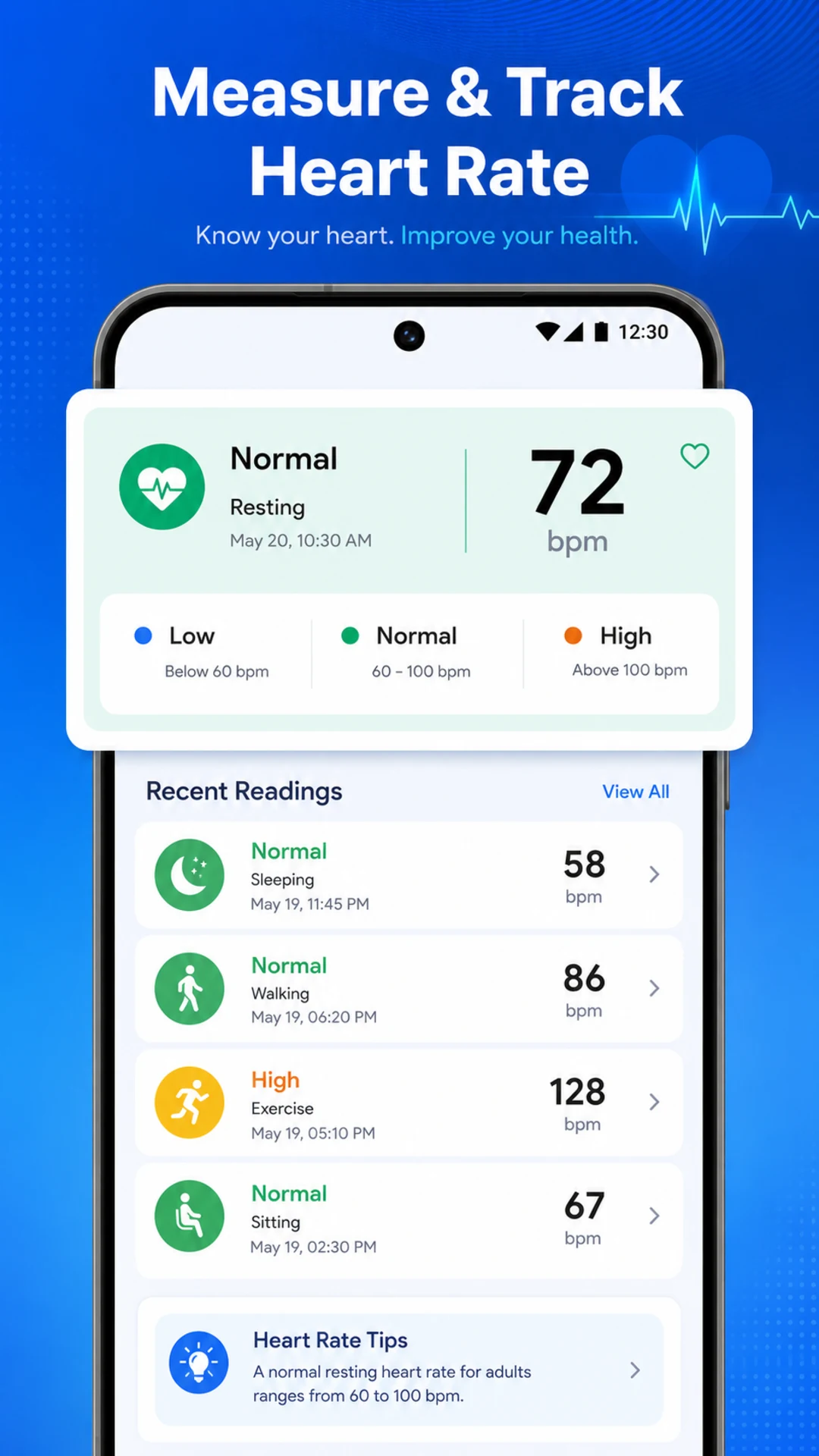 Blood Sugar & BP Tracker Screenshot 3