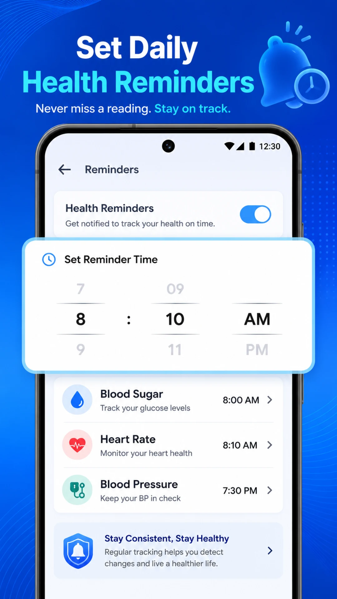 Blood Sugar & BP Tracker Screenshot 7
