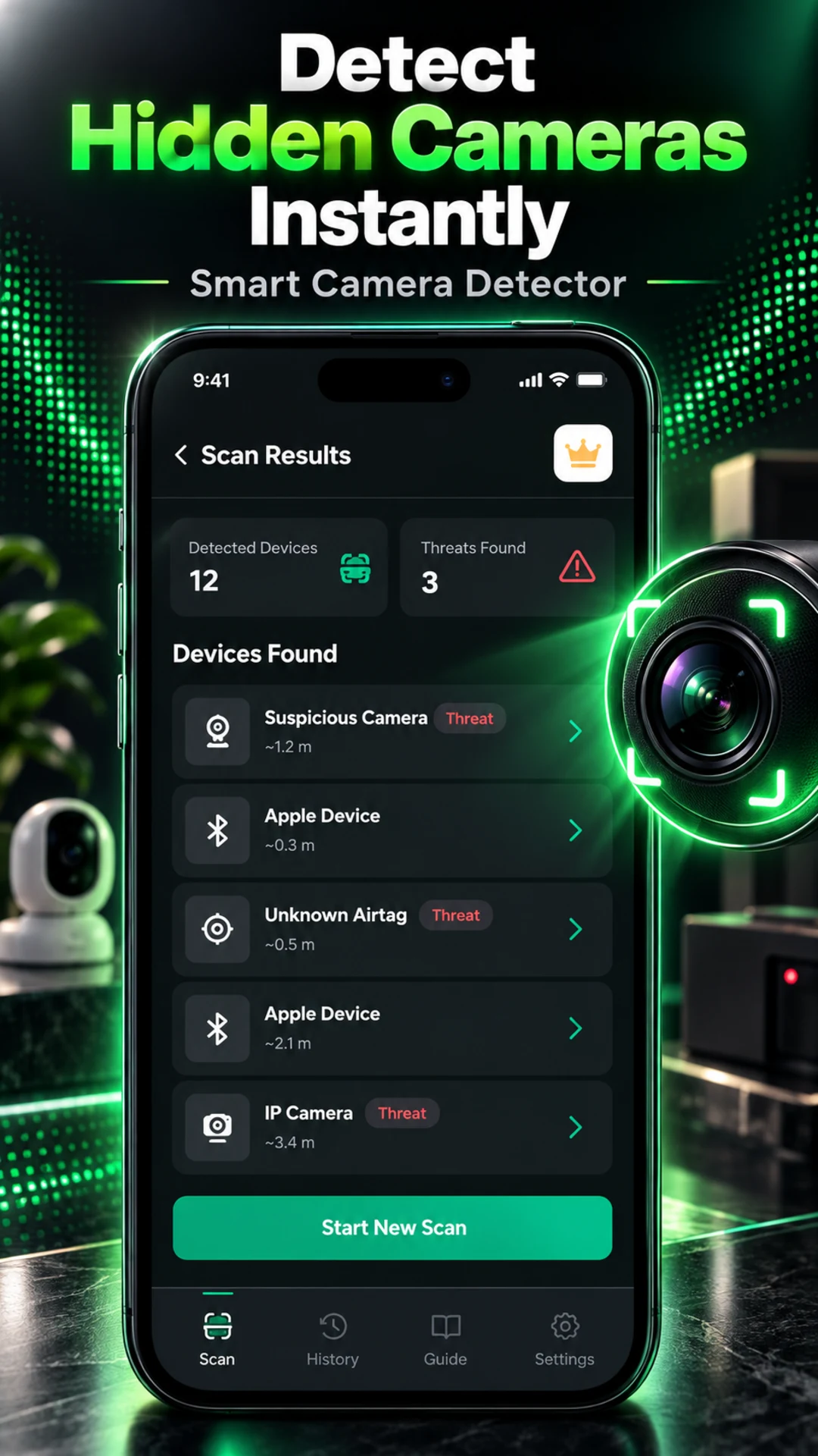 Device Detector – Camera & MIC preview