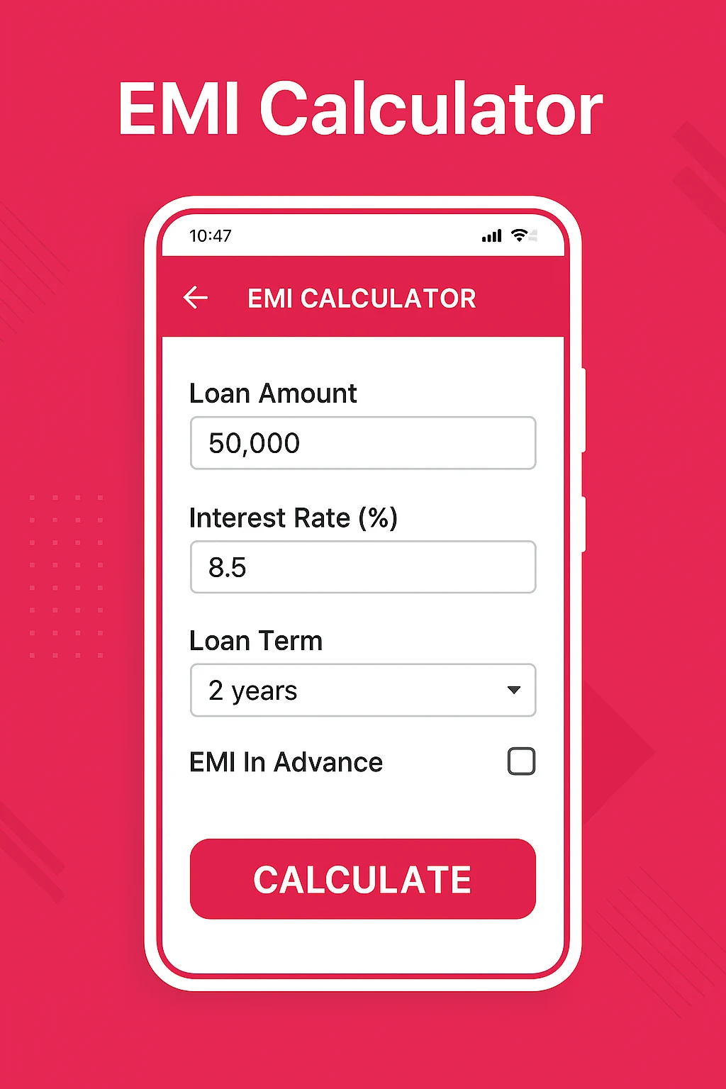 EMI Calculator, GST & LOAN App Screenshot 3