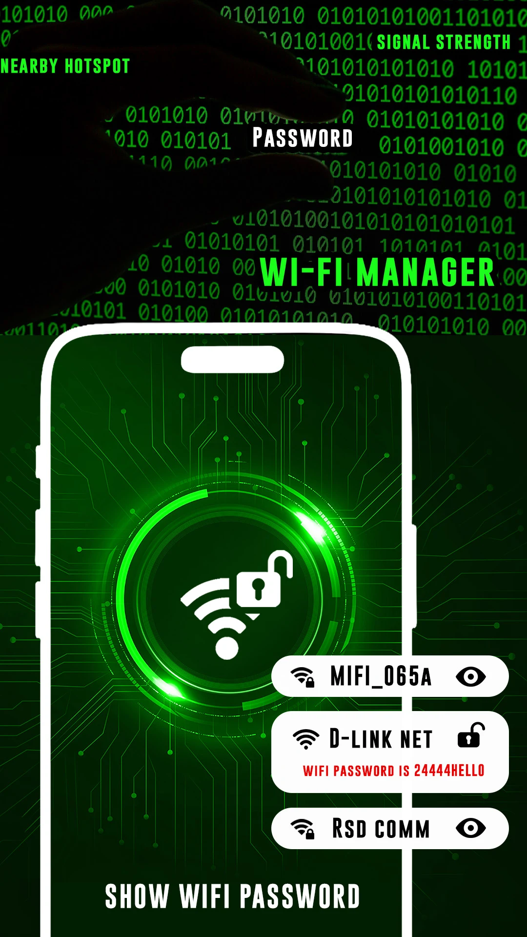 Show WiFi Password & Hotspot preview