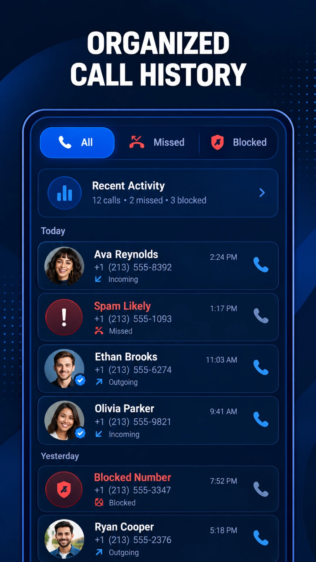 Trusted Caller ID- Block SMS Screenshot 4