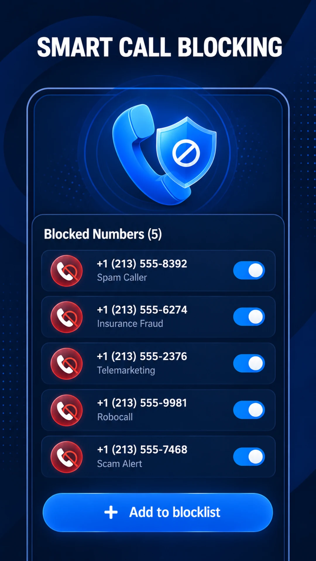Trusted Caller ID- Block SMS Screenshot 5